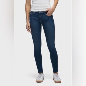 Hudson Women’s 26 Nico Mid-Rise Super Skinny Ankle Jeans in Dark Obsess - EUC!